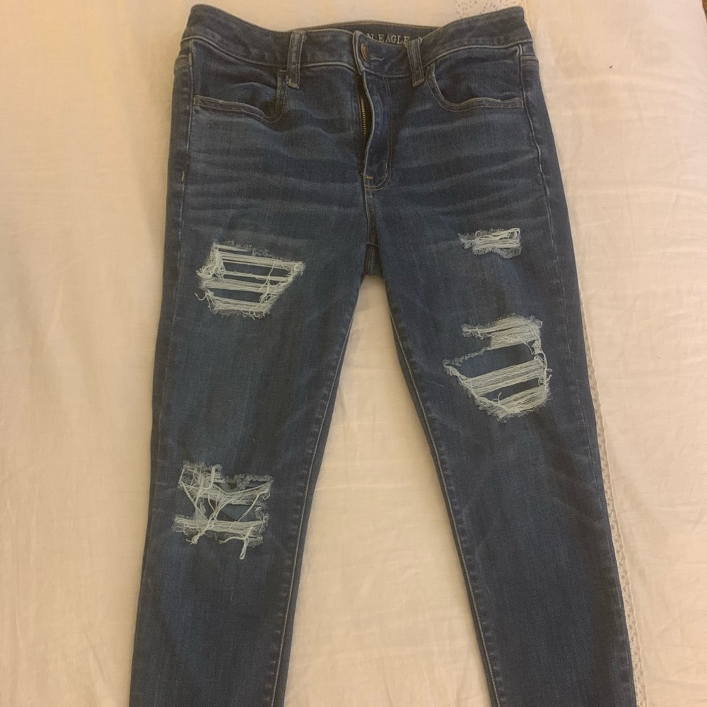 AE High Wasted Stretch Jeans